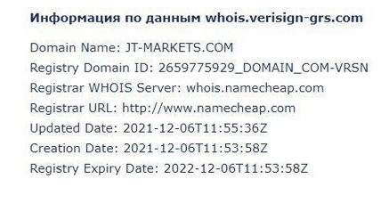 JT Markets сайт