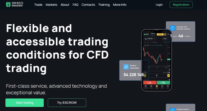 Arab Wealth Management (arabwealthmanagement.net): жулики создали проект для обмана - 1