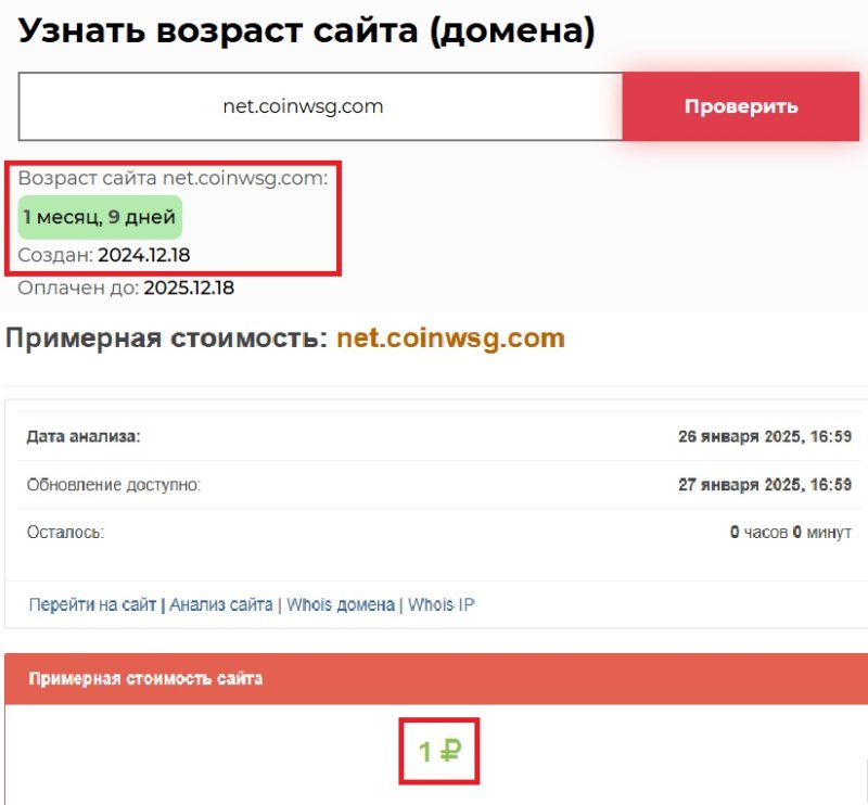 Лжеброкер Coinwsg (net.coinwsg.com) — финансовая ловушка от мошенников! - 2