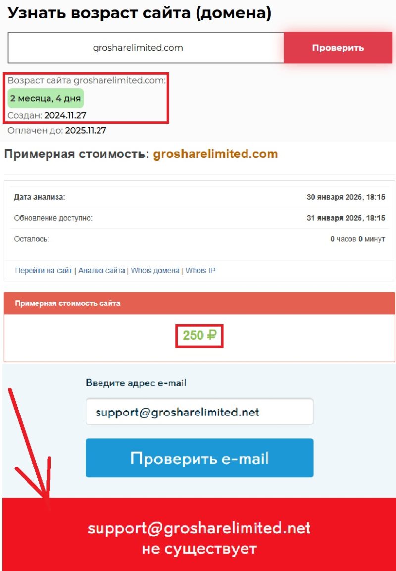 Стандартный лжеброкер Groshare Limited (grosharelimited.com) — обманывает наивных пользователей! - 2