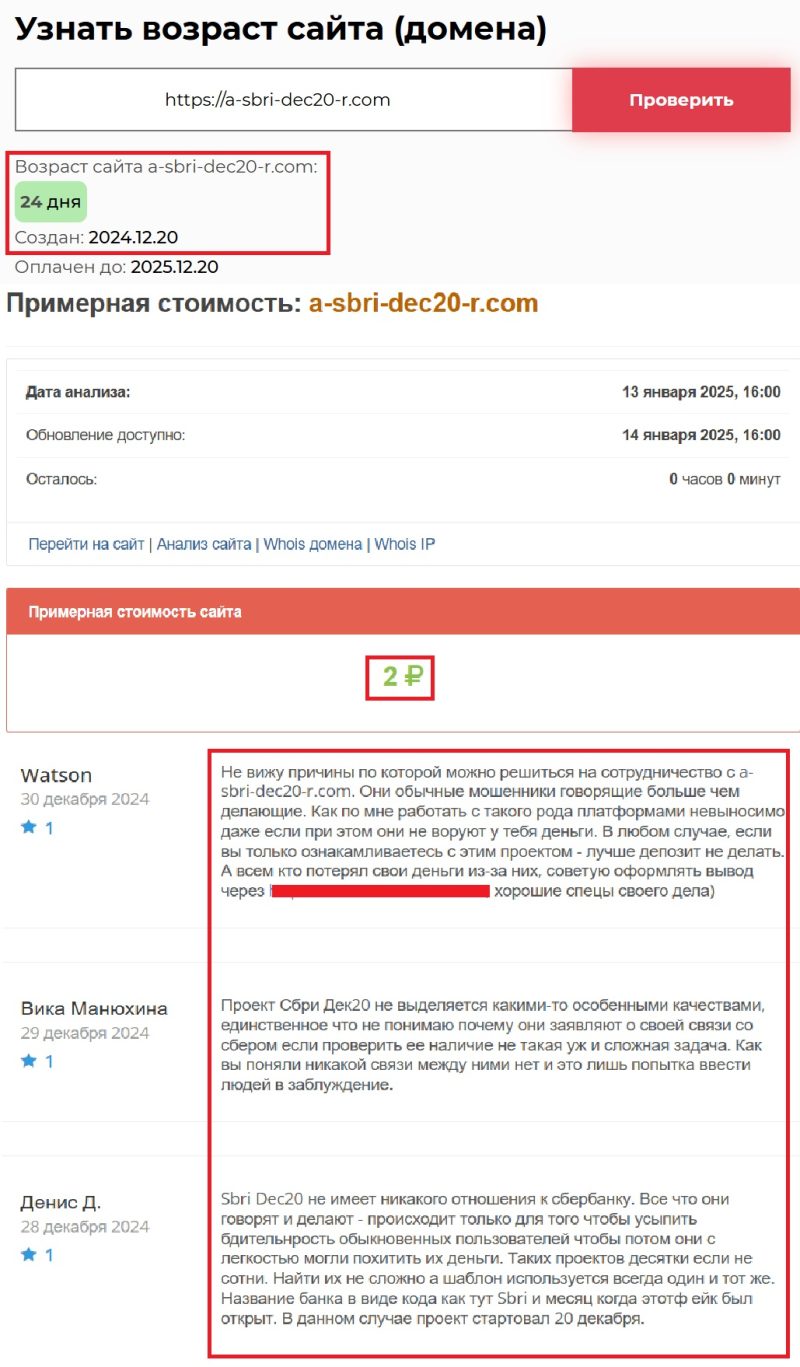 Sbri Dec20 (a-sbri-dec20-r.com): мошенники имитируют работу легального финансового посредника - 2