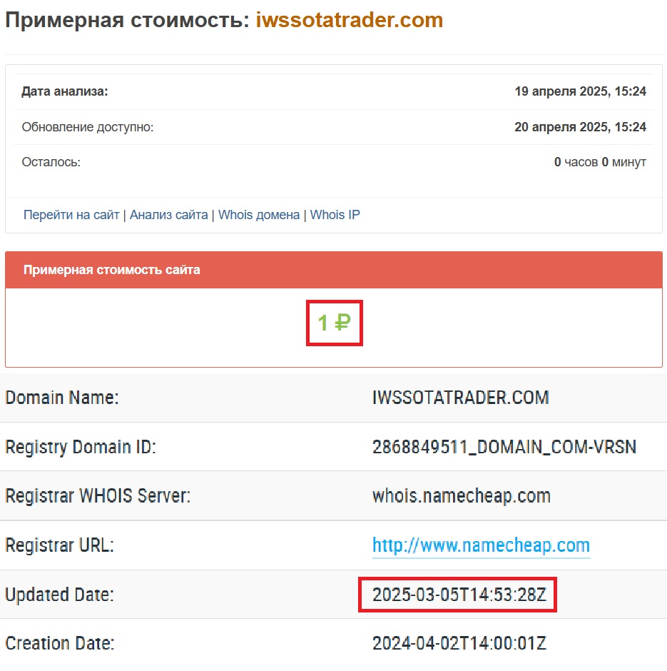 Iwssotatrader (iwssotatrader.com) — жулики исчезают с деньгами клиентов - 2 Iwssotatrader (iwssotatrader.com) — жулики исчезают с деньгами клиентов - 2