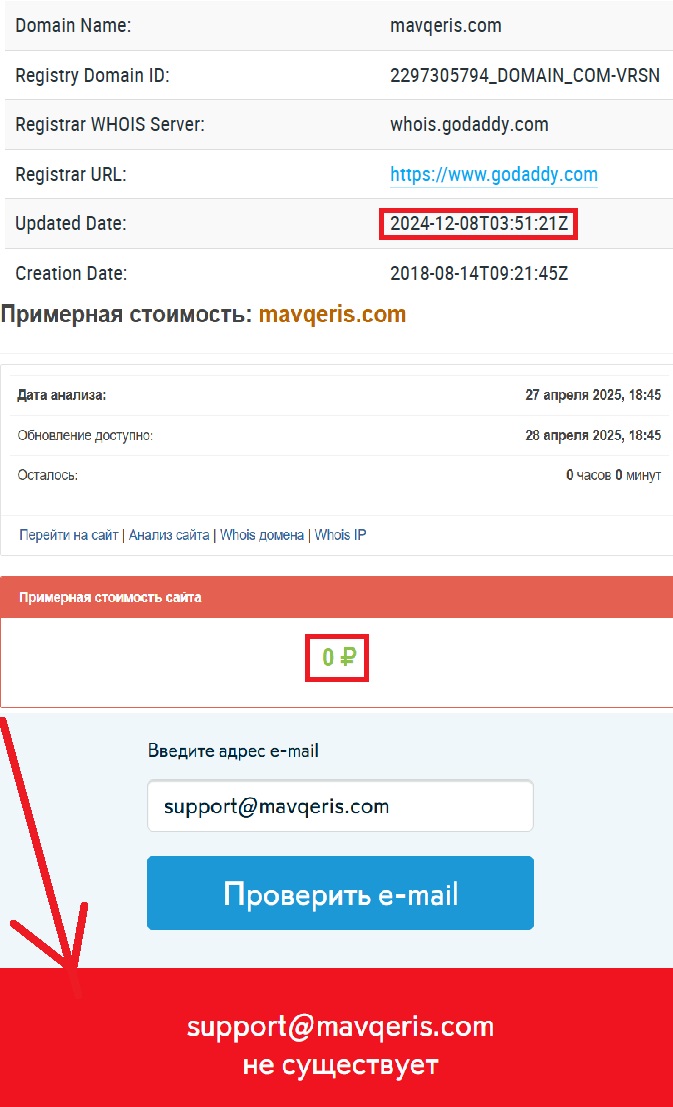 Mavqeris (mavqeris.com) — ловушка для доверчивых людей! - 2