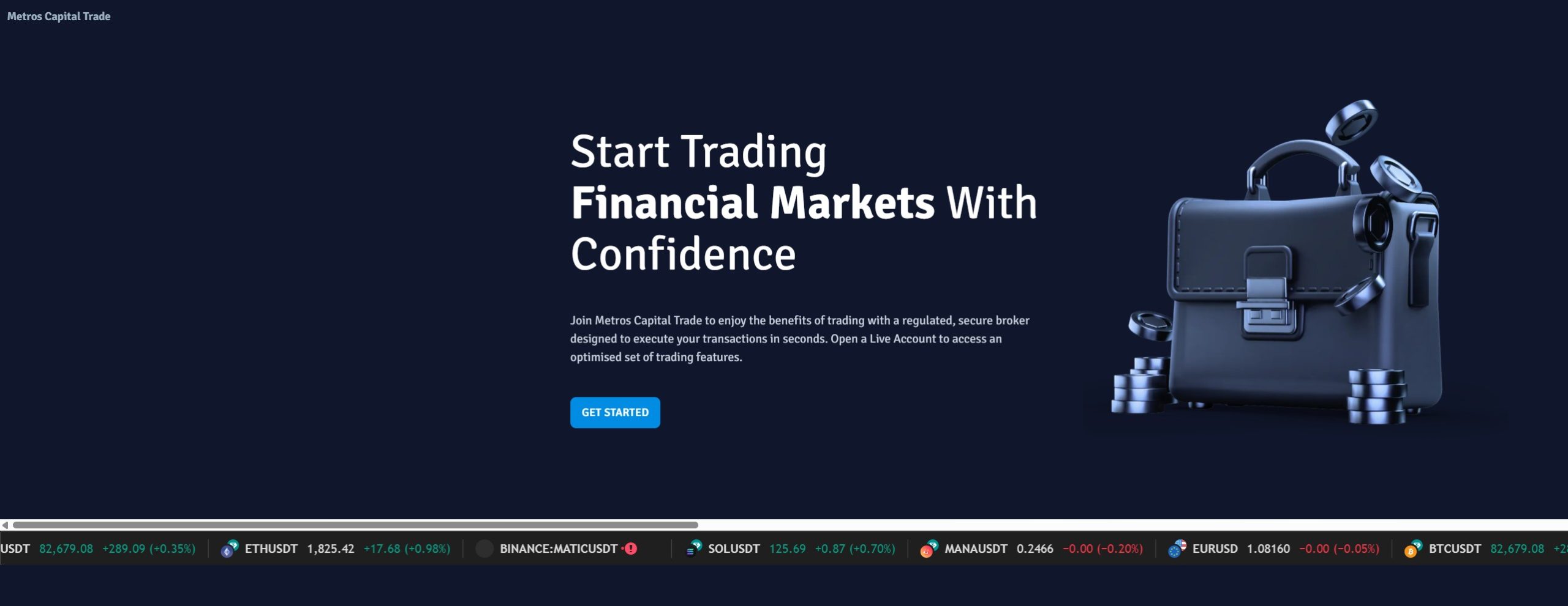 Metros Capital Trade (metroscapitalt.com) — мошенническая пародия на реального брокера - 1