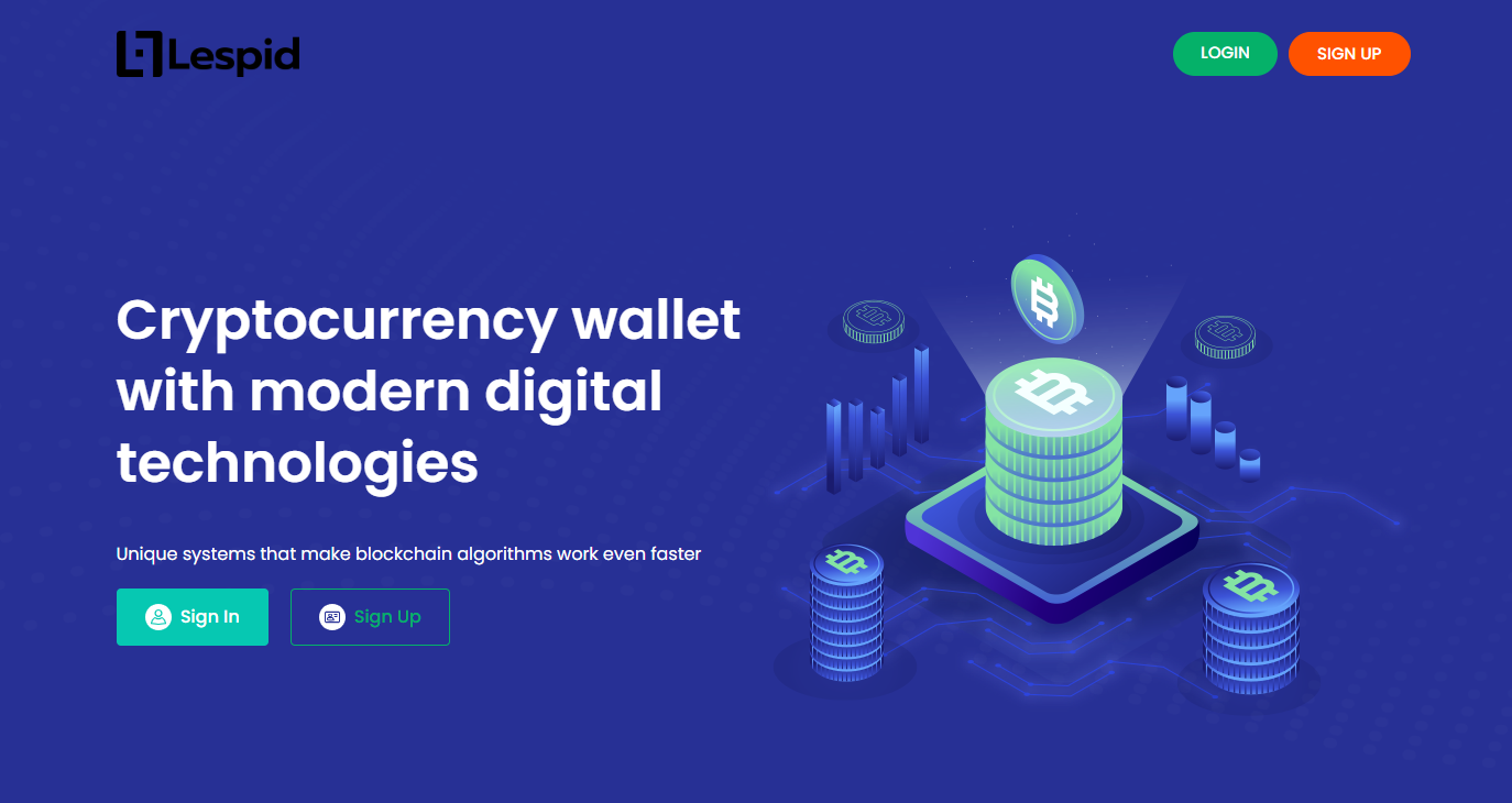 Lespid (lespid.com): липовый криптокошелек, созданный мошенниками - 1