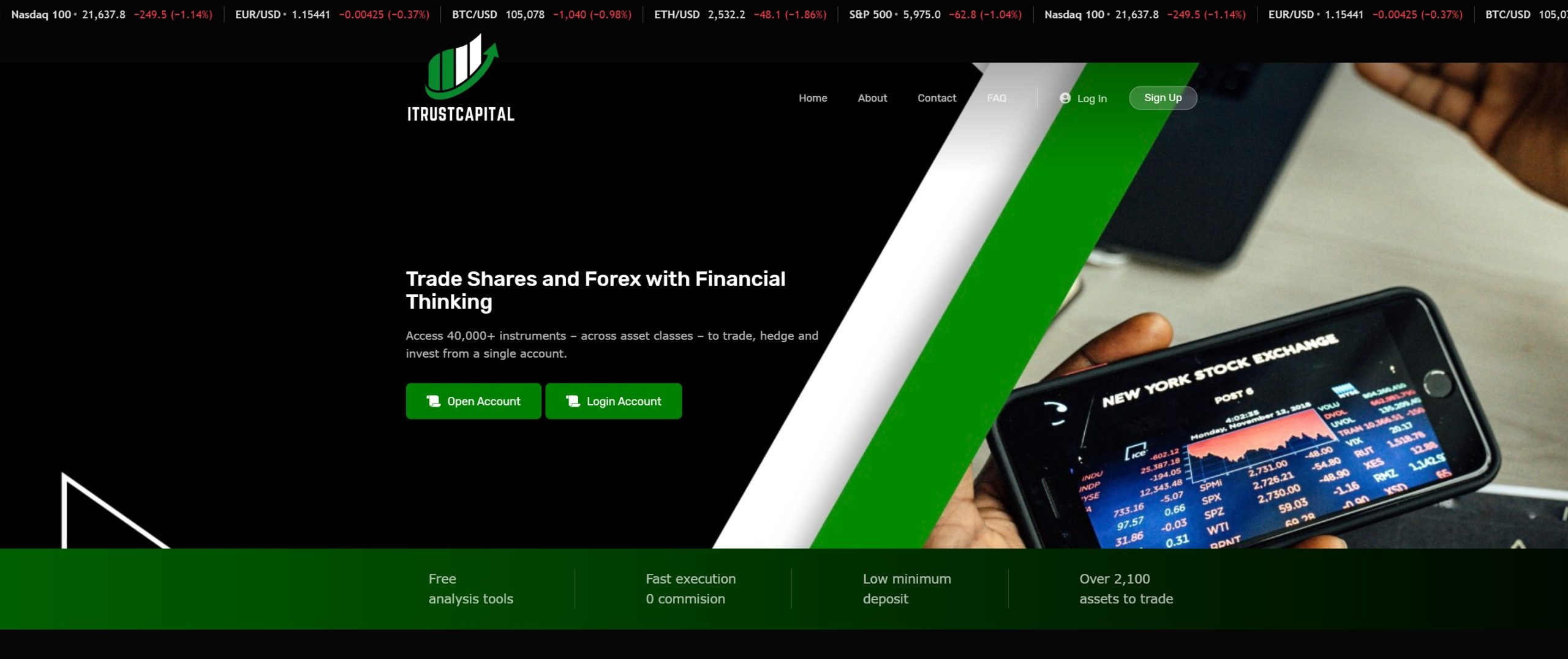 Itrustcapital (itrustcapital.top) — мошеннический лжеброкер, замаскированный под реального - 1