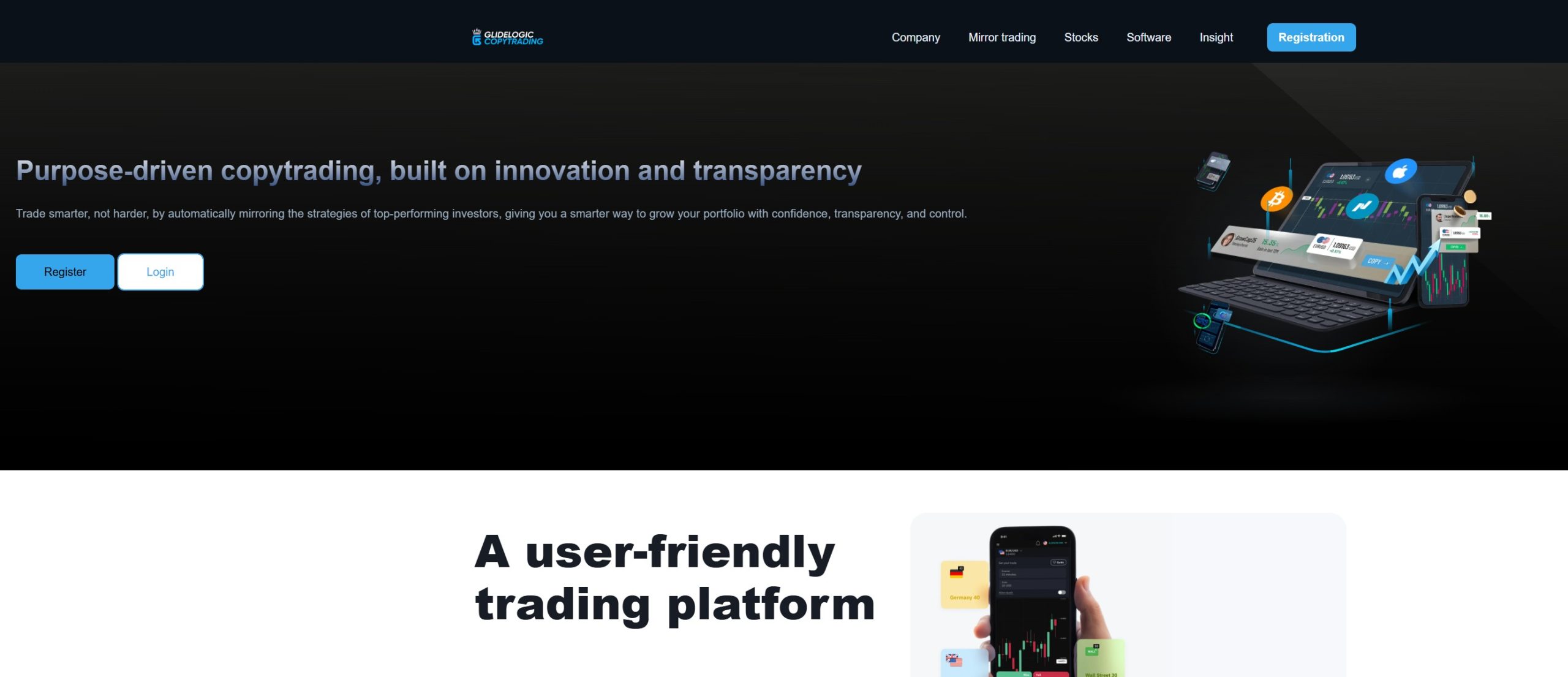 Лжеброкер Glide Logic Copy Trading (glidelogicopytrading.com). Отзывы и возврат денег - 1