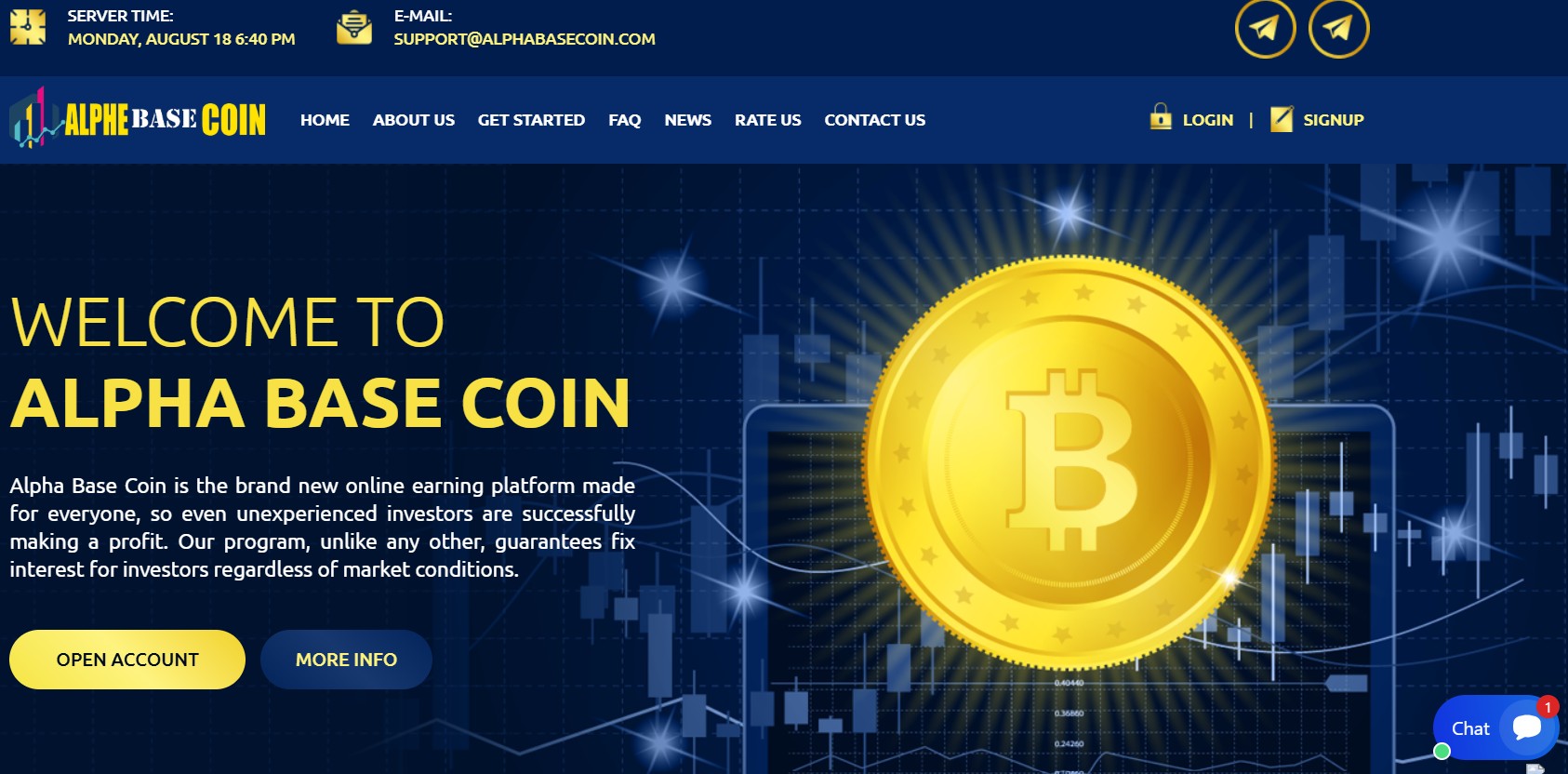 Мошеннический брокер Alpha Base Coin (alphabasecoin.com). Отзывы и возврат денег - 1