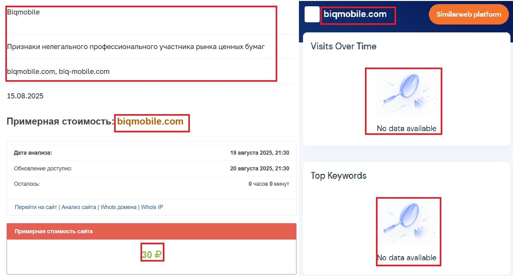 Мошеннический брокер BIQ LLC (biqmobile.com). Отзывы и возврат денег - 3