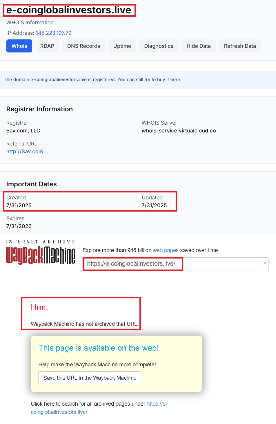 Аферистский брокер E-coin Global Investors (e-coinglobalinvestors.live). Отзывы и возврат денег - 2