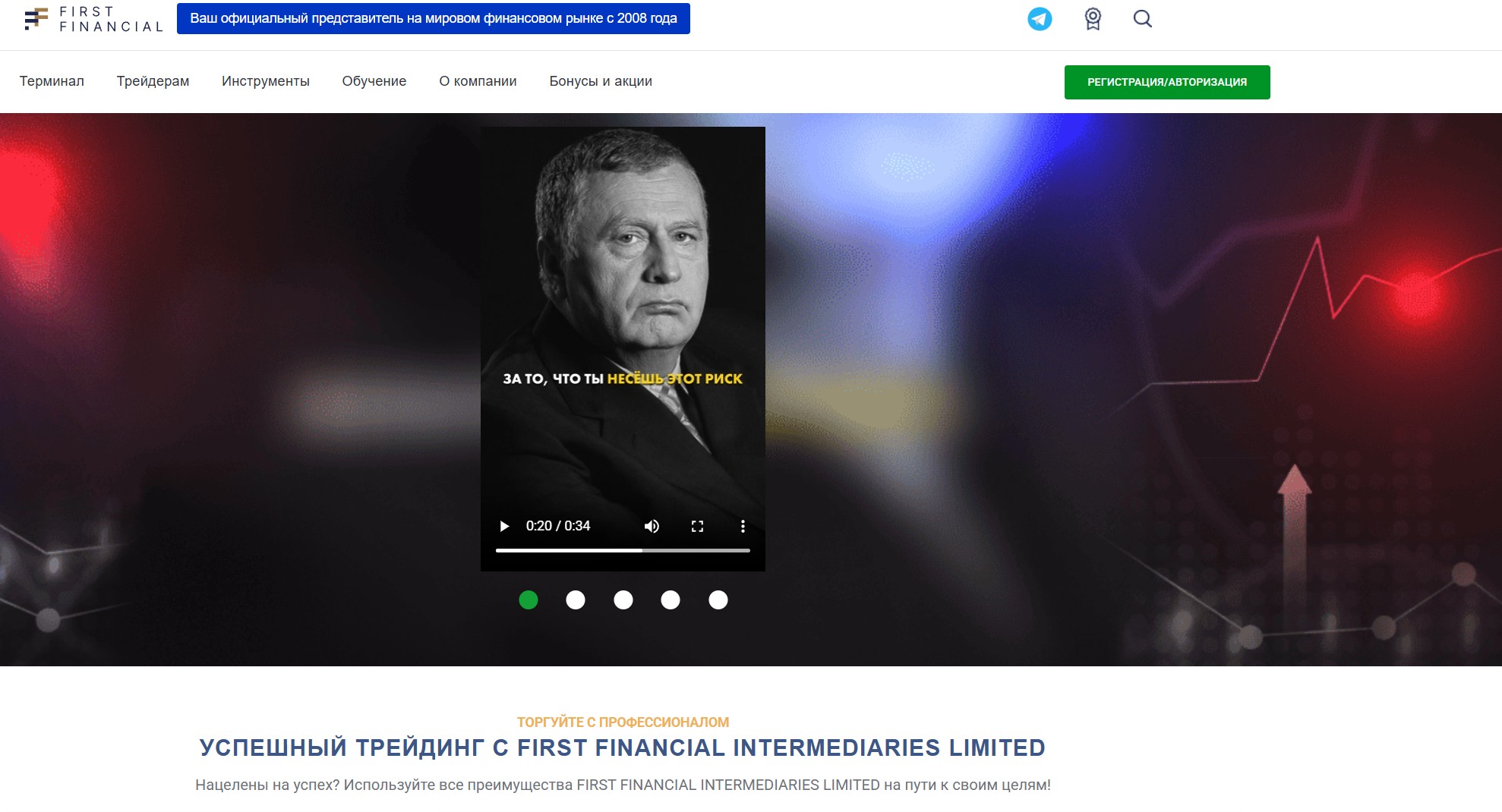 Лжеброкер FIRST FINANCIAL INTERMEDIARIES LIMITED (ideasinvesting.net). Отзывы и возврат денег - 1
