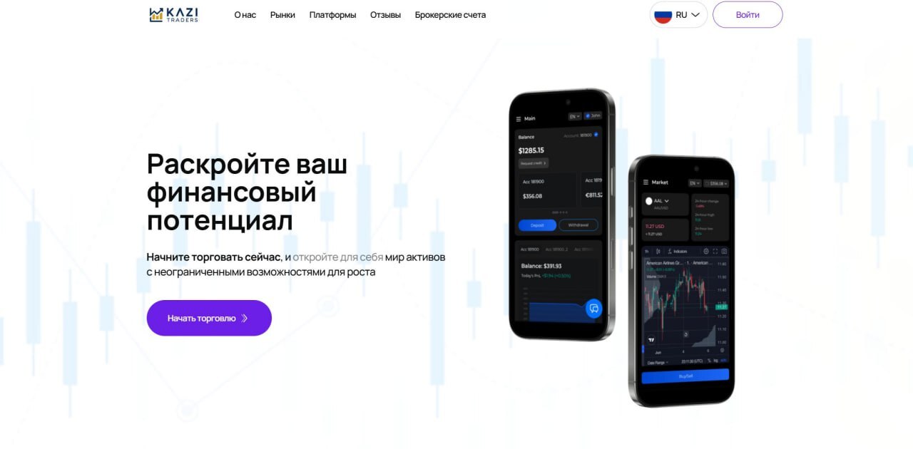 Лжеброкер Kazi Traders (kazi-traders.com). Отзывы и возврат денег - 1