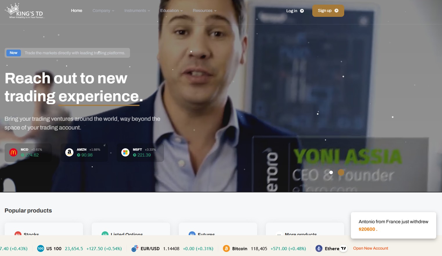 Лохоброкер Kings TD (kingstd.com). Отзывы и возврат денег - 1 Лохоброкер Kings TD (kingstd.com). Отзывы и возврат денег - 1