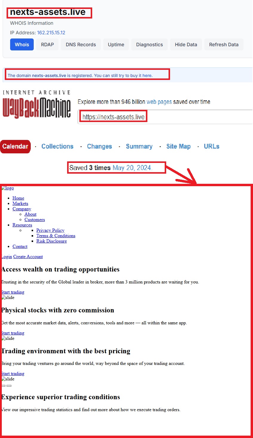 Мошеннический брокер Next Assets (nexts-assets.live). Отзывы и возврат денег - 2