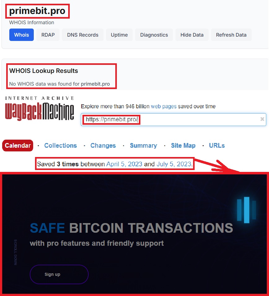 Лжеброкер Primebit (primebit.pro). Отзывы и возврат денег - 2