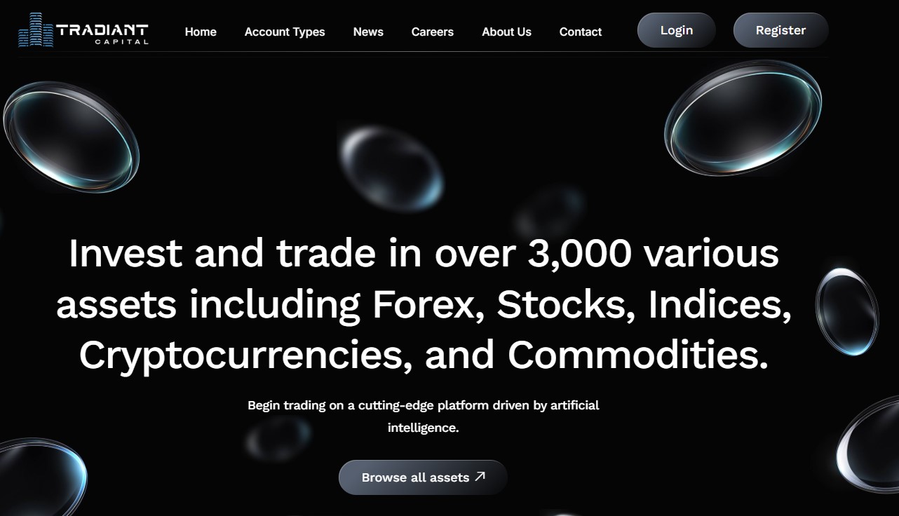 Лохоброкер Tradiant Capital (tradiant-capital.com). Отзывы и возврат денег - 1