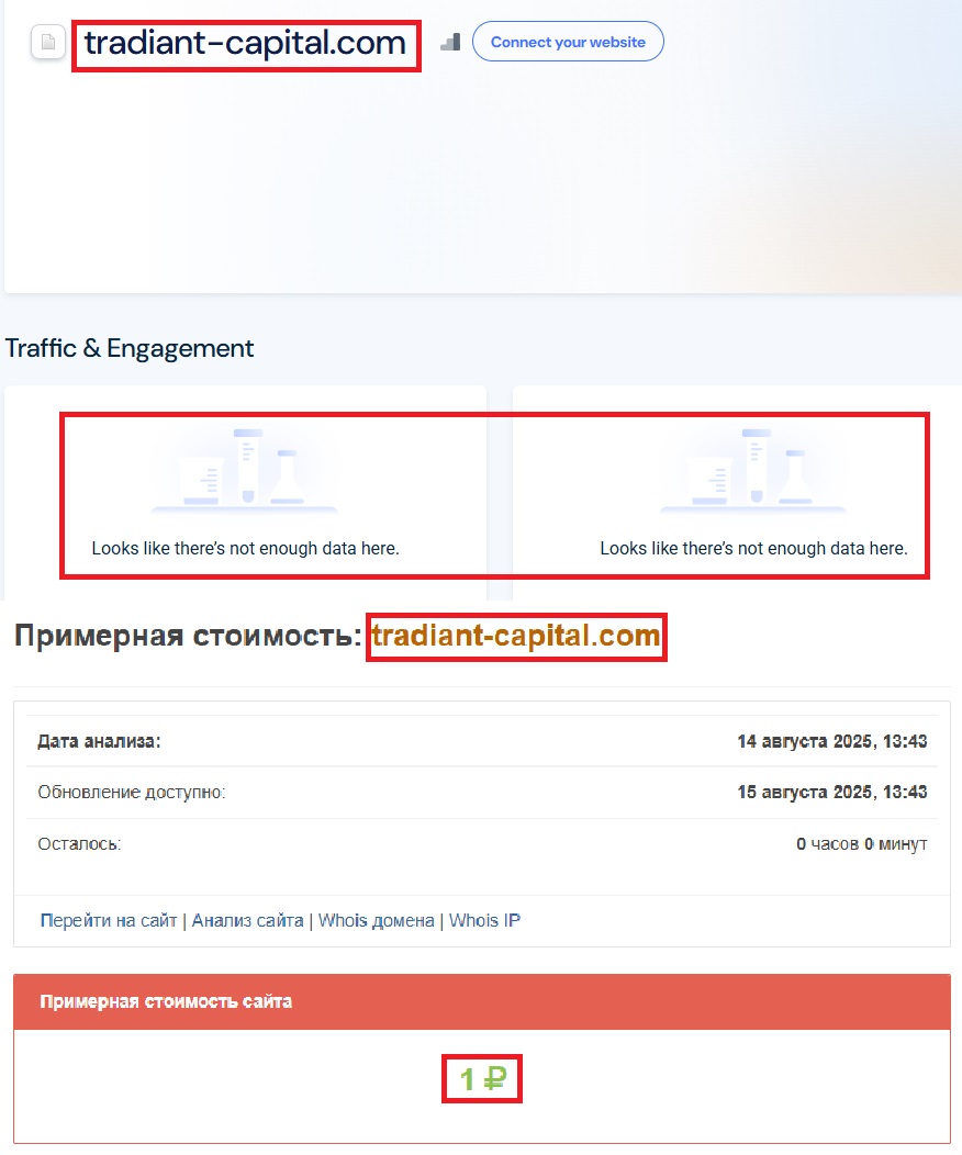 Лохоброкер Tradiant Capital (tradiant-capital.com). Отзывы и возврат денег - 3