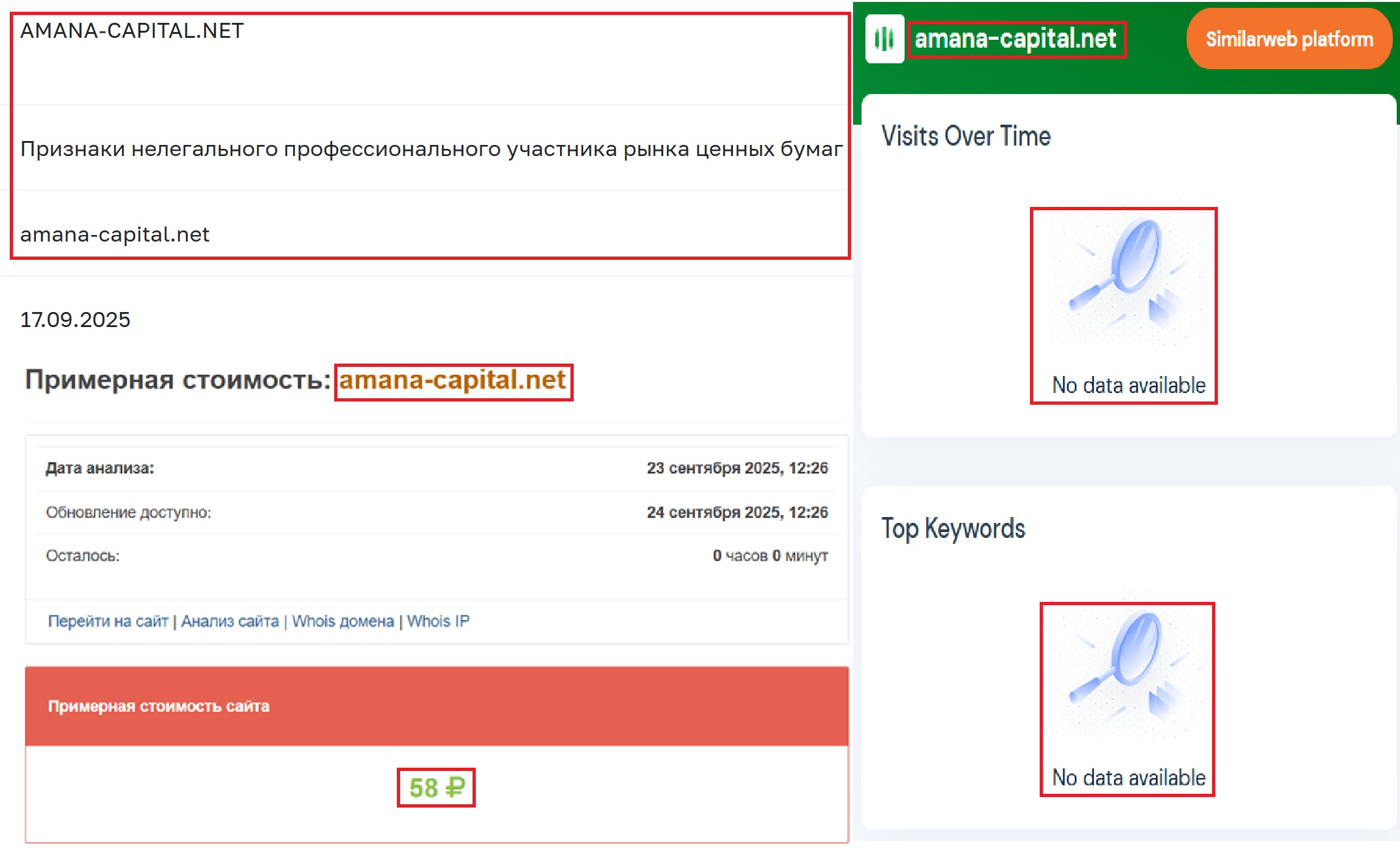 Мошеннический брокер Amana Capital (amana-capital.net). Отзывы и возврат денег - 3