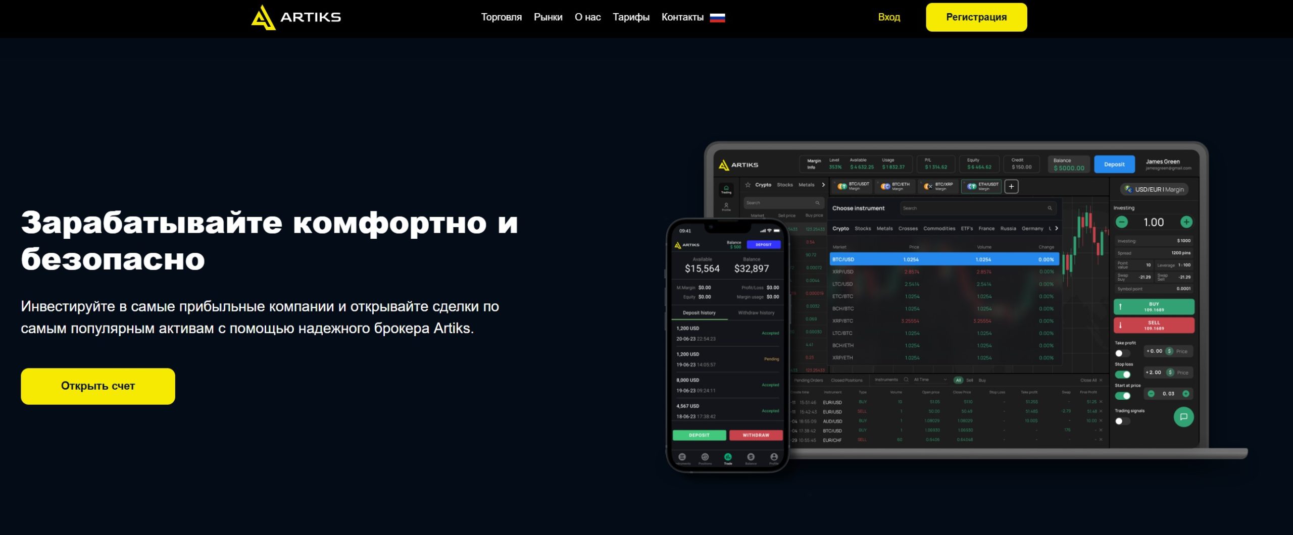 Лжеброкер Artiks (artiks.net). Отзывы и возврат денег - 1