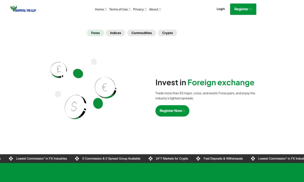 Лжеброкер Capital TG LLP (capitaltgllp.com). Отзывы и возврат денег - 1