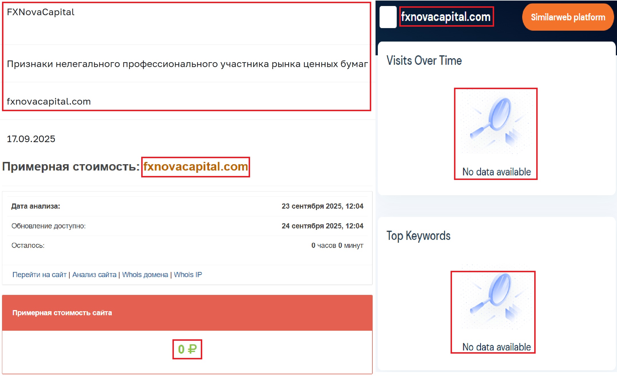 Лжеброкер FX Nova Capital (fxnovacapital.com). Отзывы и возврат денег - 3