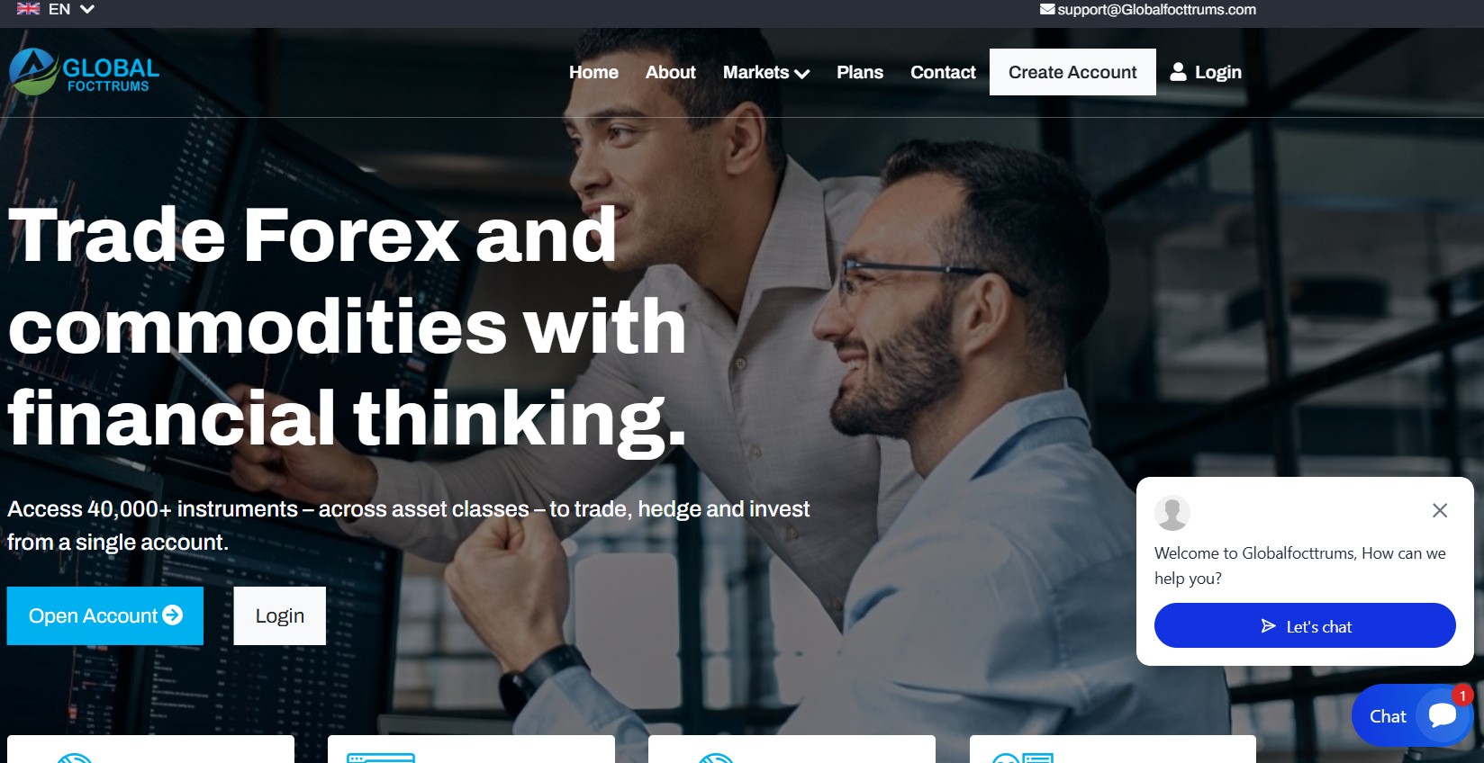 Аферистский брокер Global focttrums (globalfocttrums.com). Отзывы и возврат денег - 1