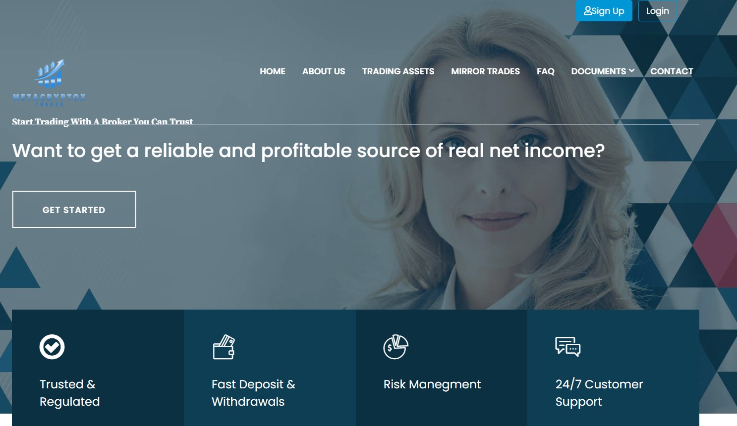 Лжеброкер MetaCryptoX (metacryptoxtrades.com). Отзывы и возврат денег - 1