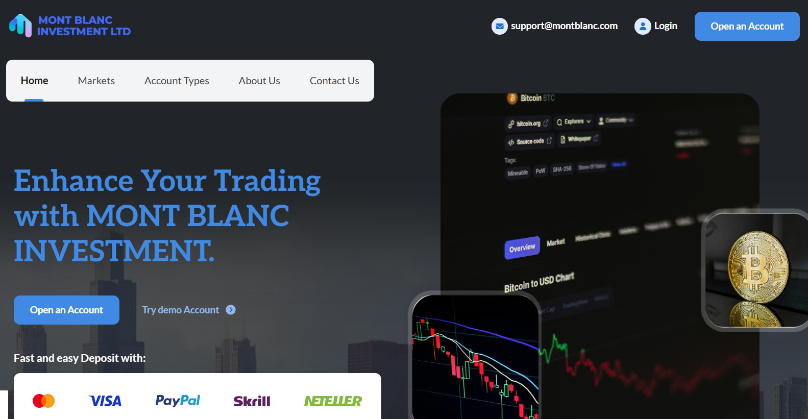 Лжеброкер MONT BLANC INVESTMENT (montblancltd.com). Отзывы и возврат денег - 1