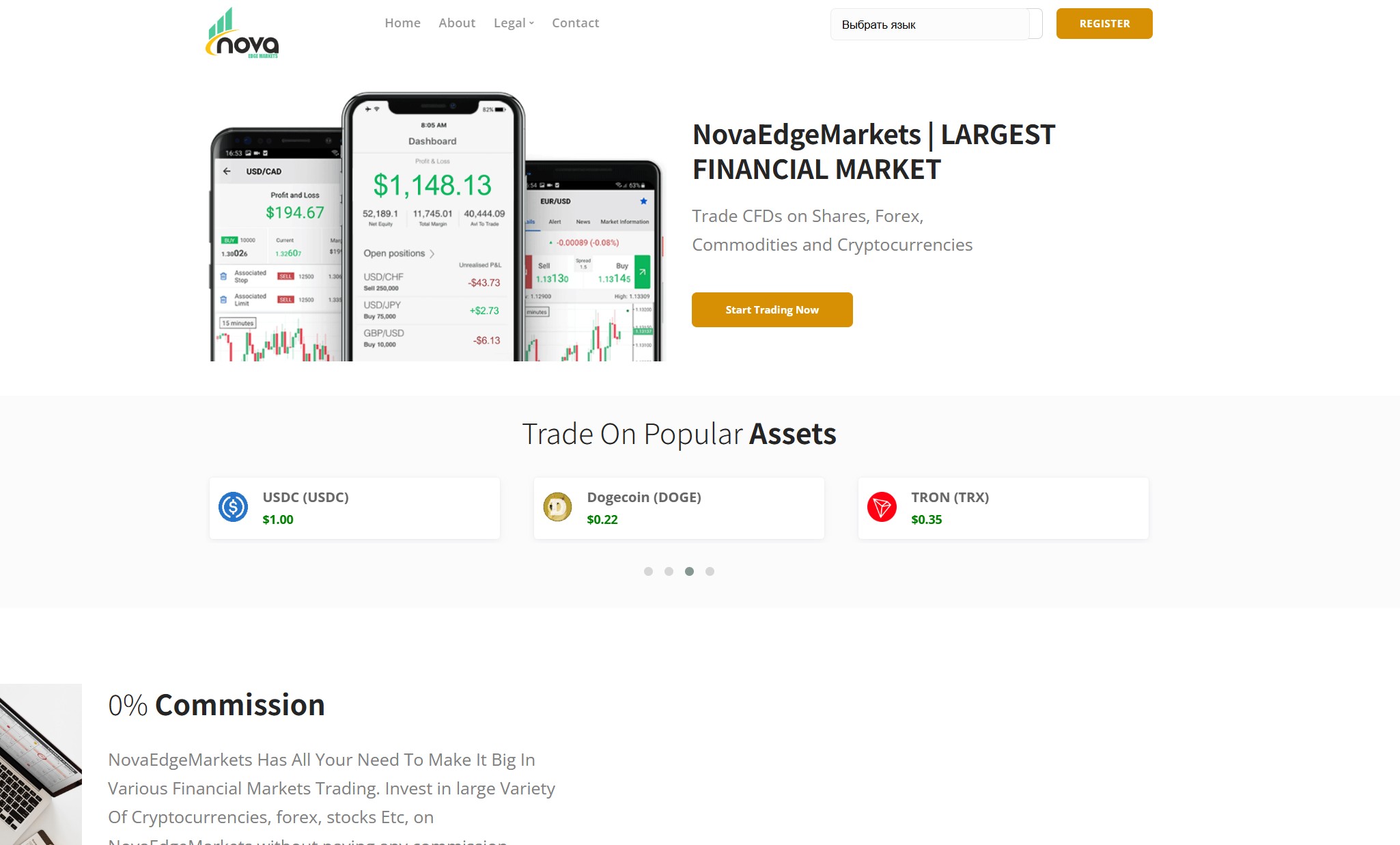 Лжеброкер Nova Edge Markets (novaedgemarkets.com). Отзывы и возврат денег - 1