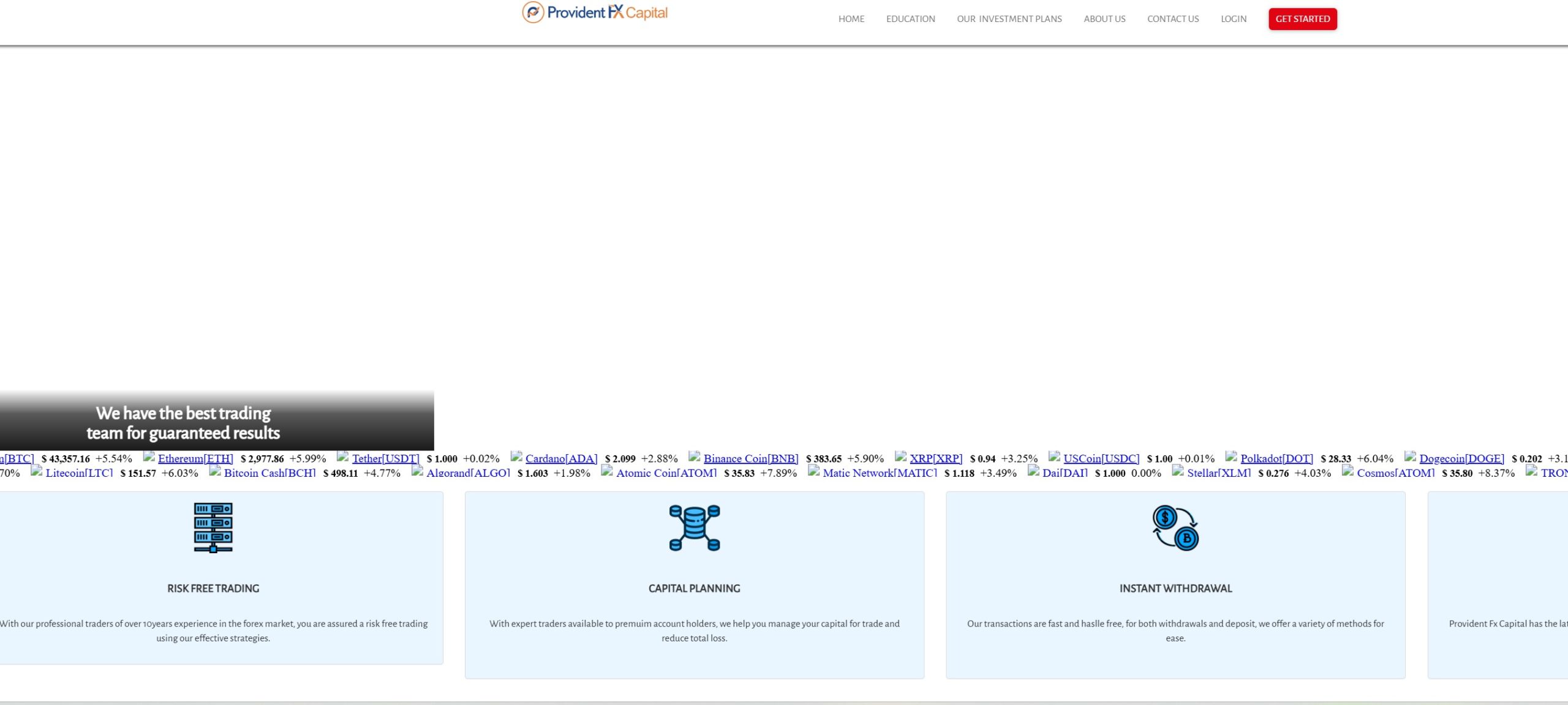 Аферистский брокер Provident Fx Capital (providentfxcapital.com). Отзывы и возврат денег - 1