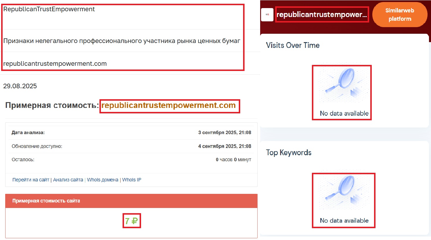 Лжеброкер Republican Trust Empowerment (republicantrustempowerment.com). Отзывы и возврат денег - 3