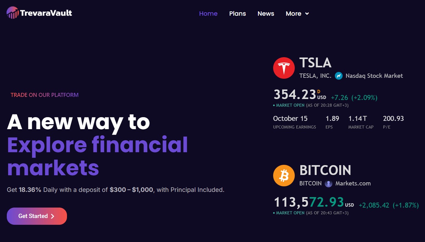 Мошеннический брокер Trevara Vault (trevaravault.com). Отзывы и возврат денег - 1