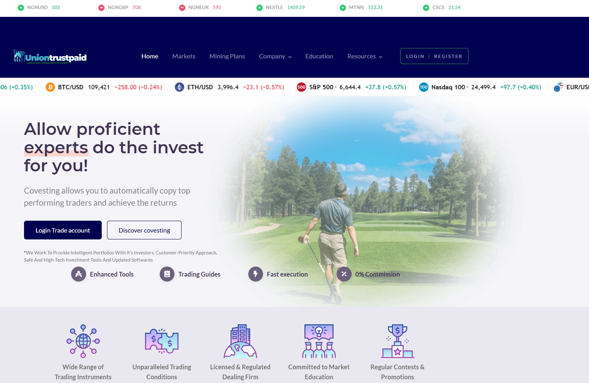 Лжеброкер Union Trust Paid (uniontrust-paid.com). Отзывы и возврат денег - 1