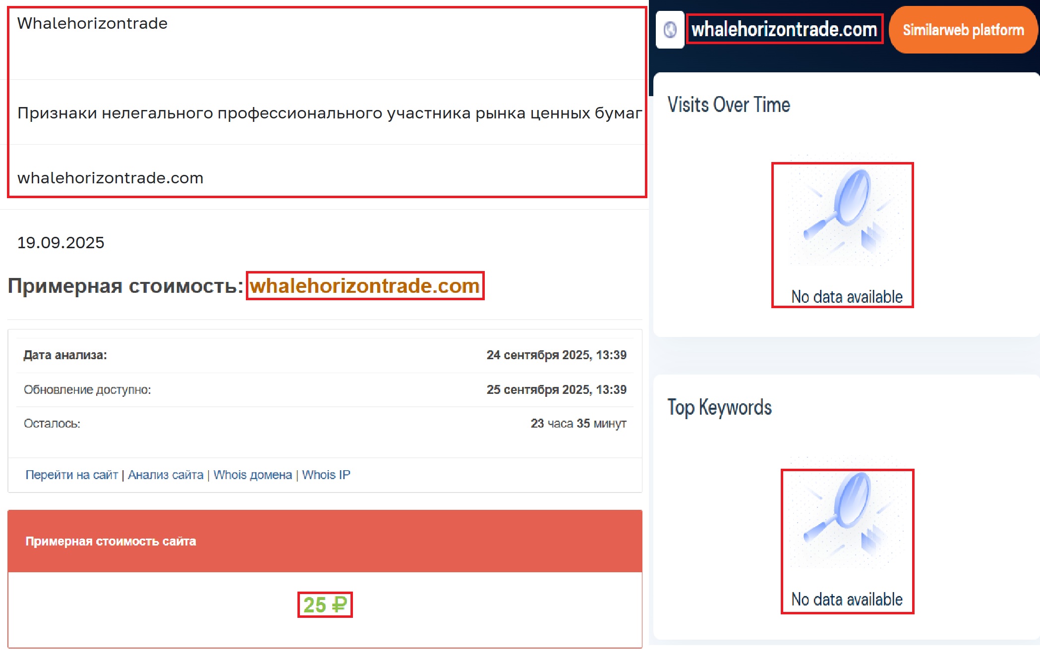 Фальшивый брокер Whales Horizon Trade (whalehorizontrade.com). Отзывы и возврат денег - 3