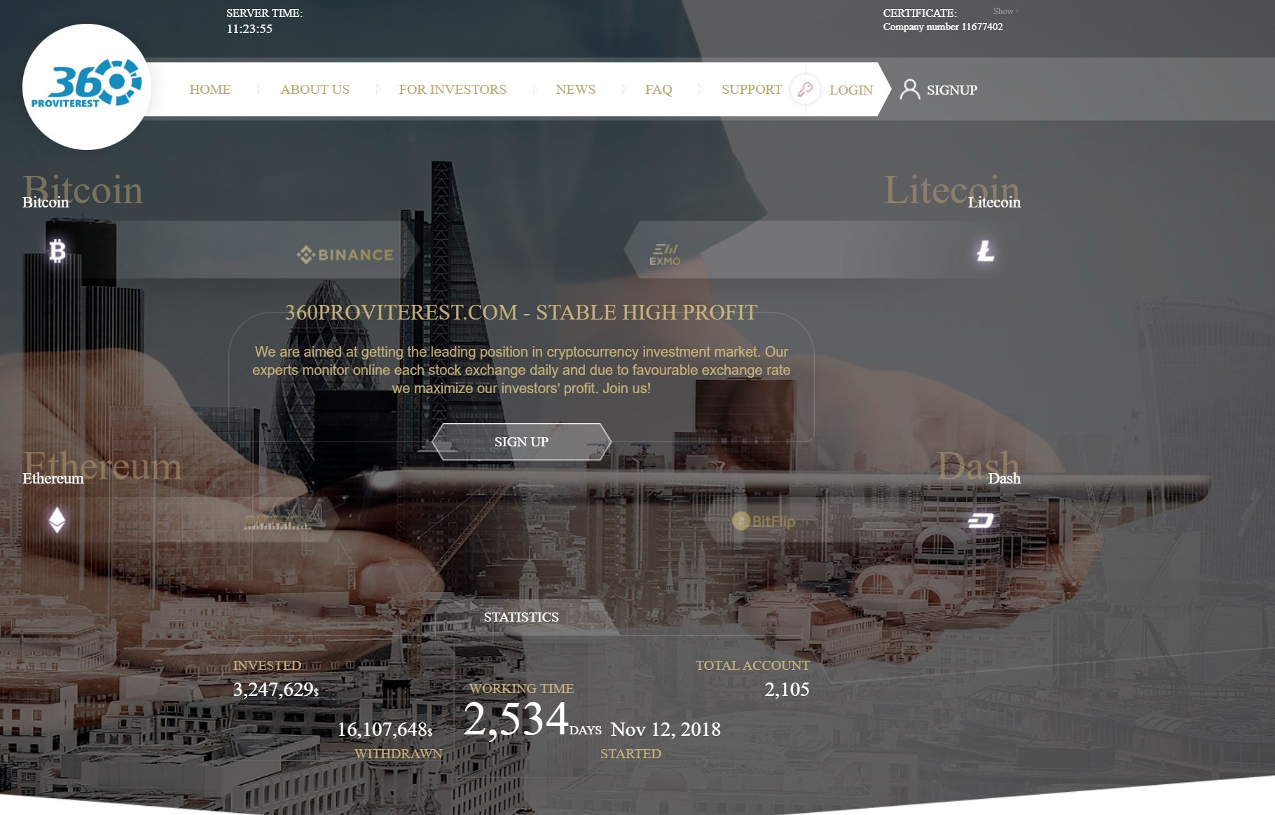 Лжеброкер 360 Proviterest (360proviterest.com). Отзывы и возврат денег - 1