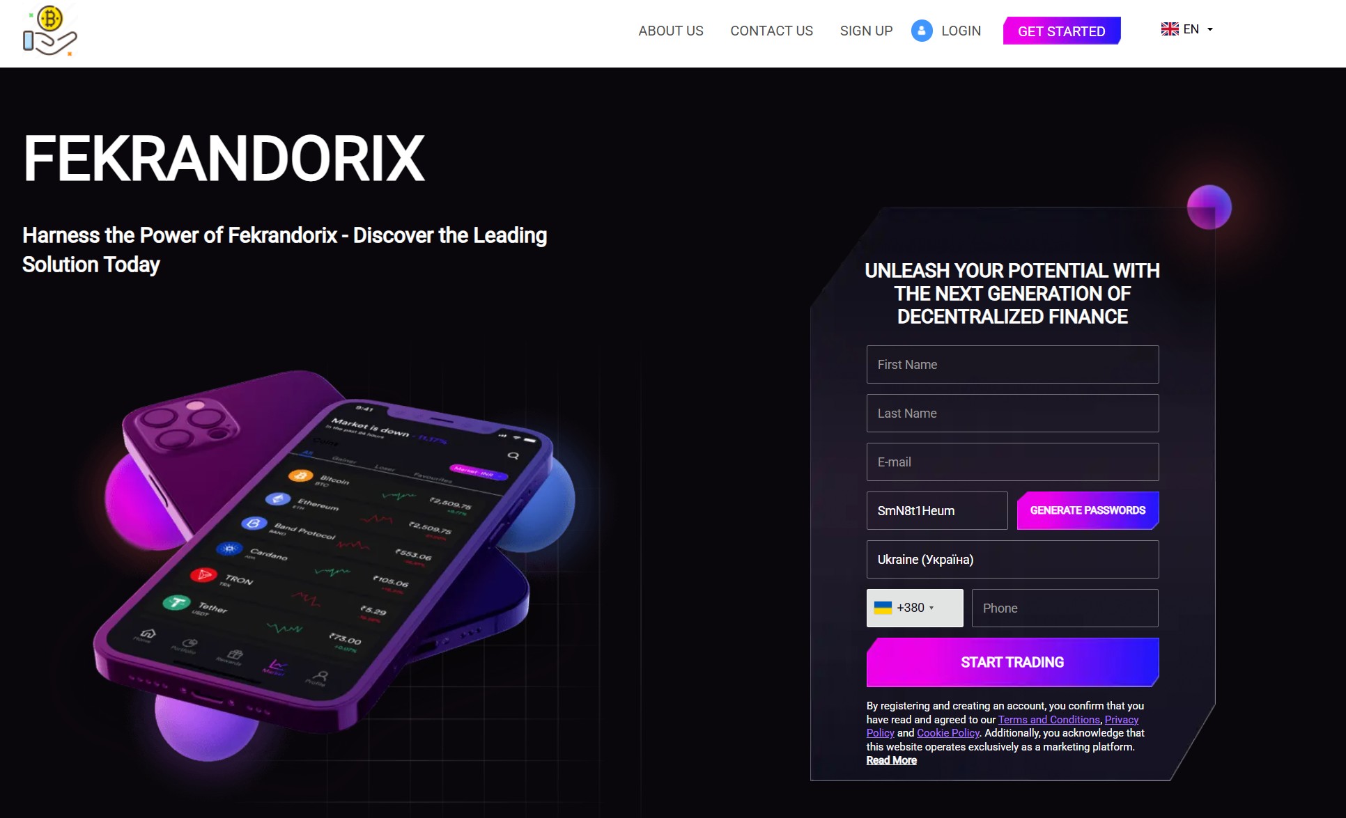 Аферистский брокер Fekrandorix (fekrandorix-system.com). Отзывы и возврат денег - 1