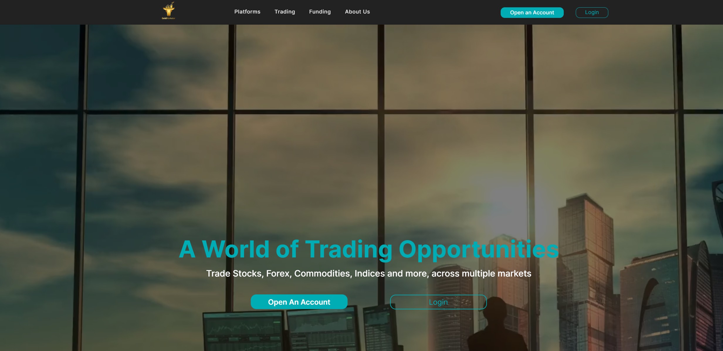 Мошеннический брокер Goldmarketer (www-goldtraded.com). Отзывы и возврат денег - 1