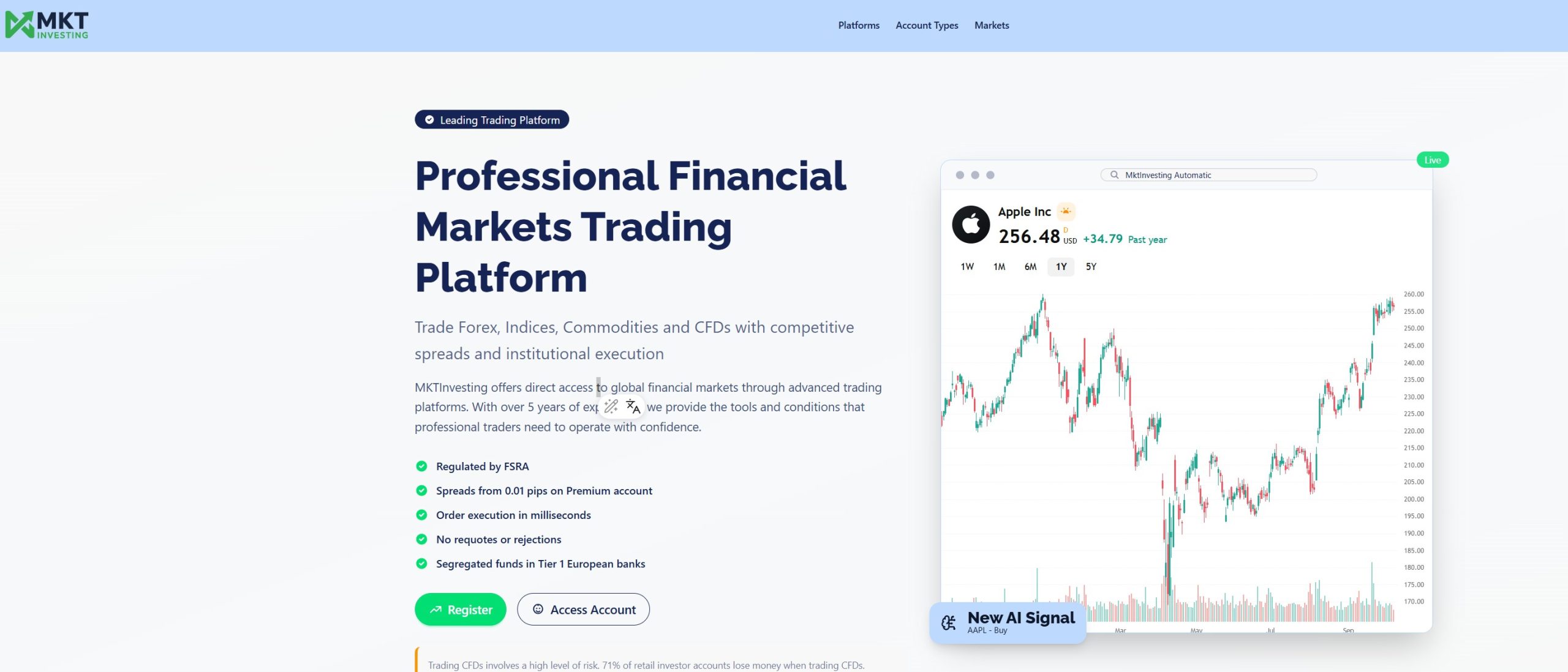 Мошеннический брокер MKT Investing (mktinvesting.com). Отзывы и возврат денег - 1