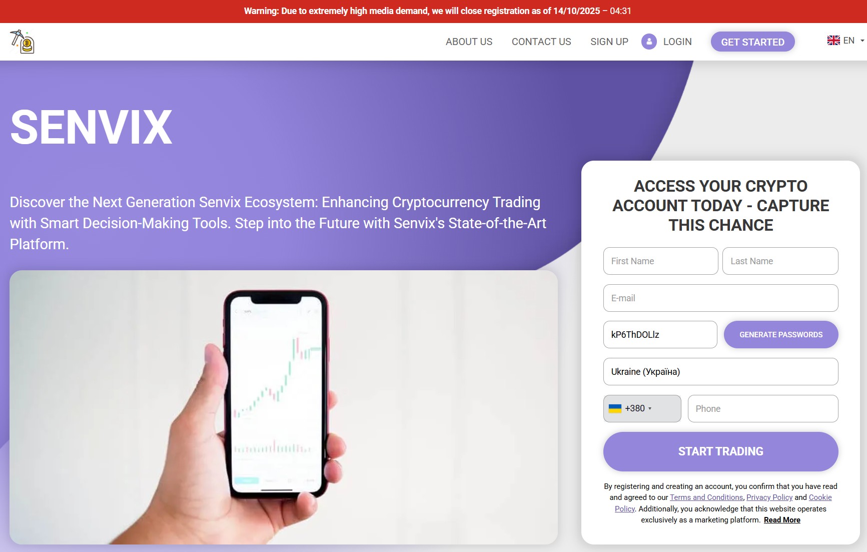 Лжеброкер Senvix (senvixplatform.com). Отзывы и возврат денег - 1