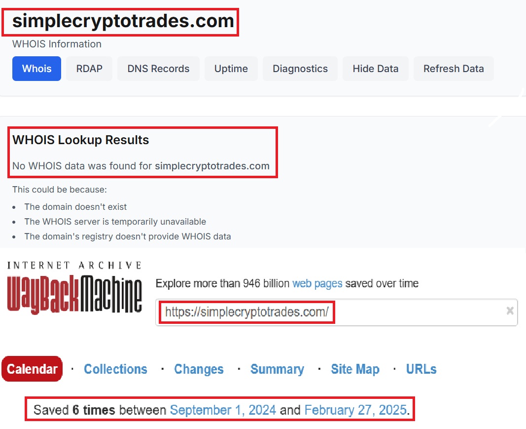 Фальшивый брокер Simple Trade Cryptos (simplecryptotrades.com). Отзывы и возврат денег - 2