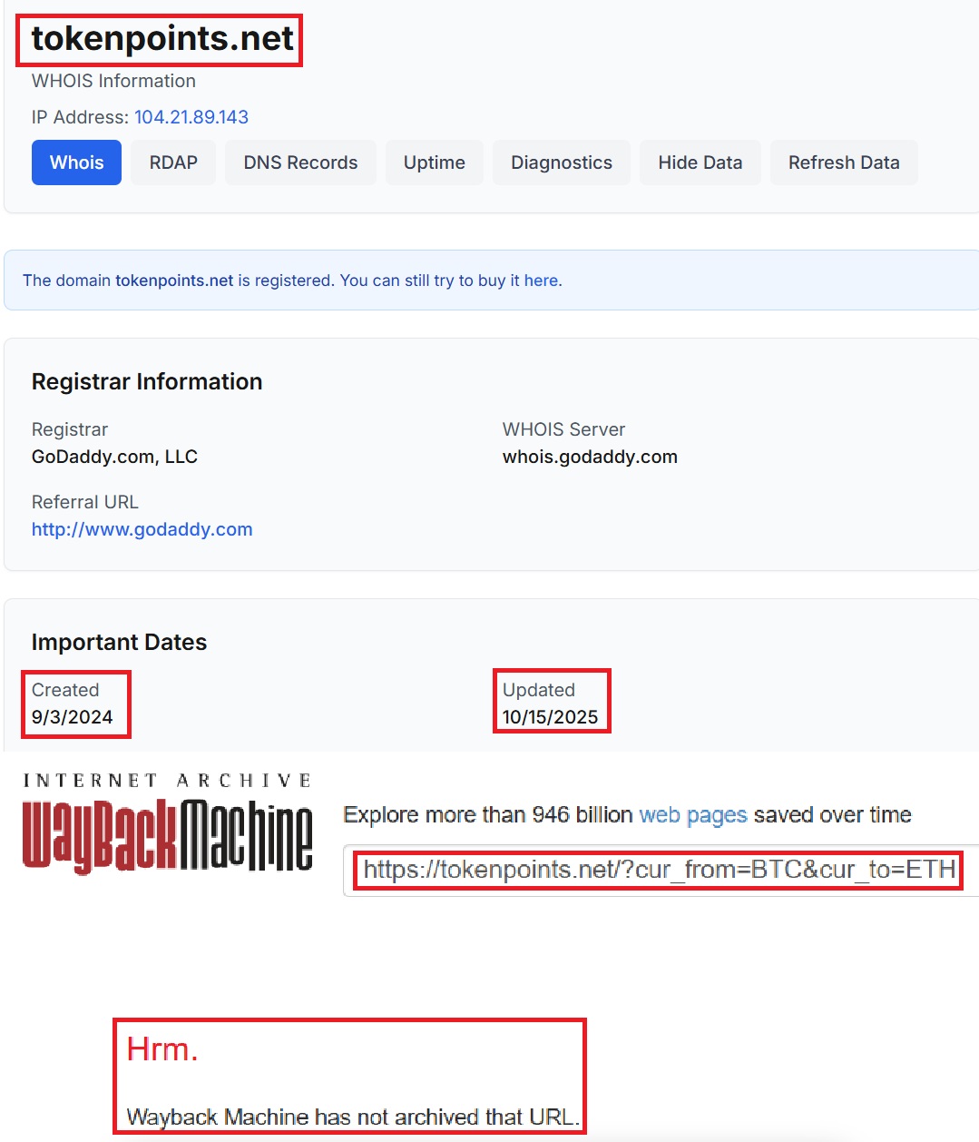 Мошеннический обменник TokenPoints (tokenpoints.net). Отзывы и возврат денег - 2 Мошеннический обменник TokenPoints (tokenpoints.net). Отзывы и возврат денег - 2