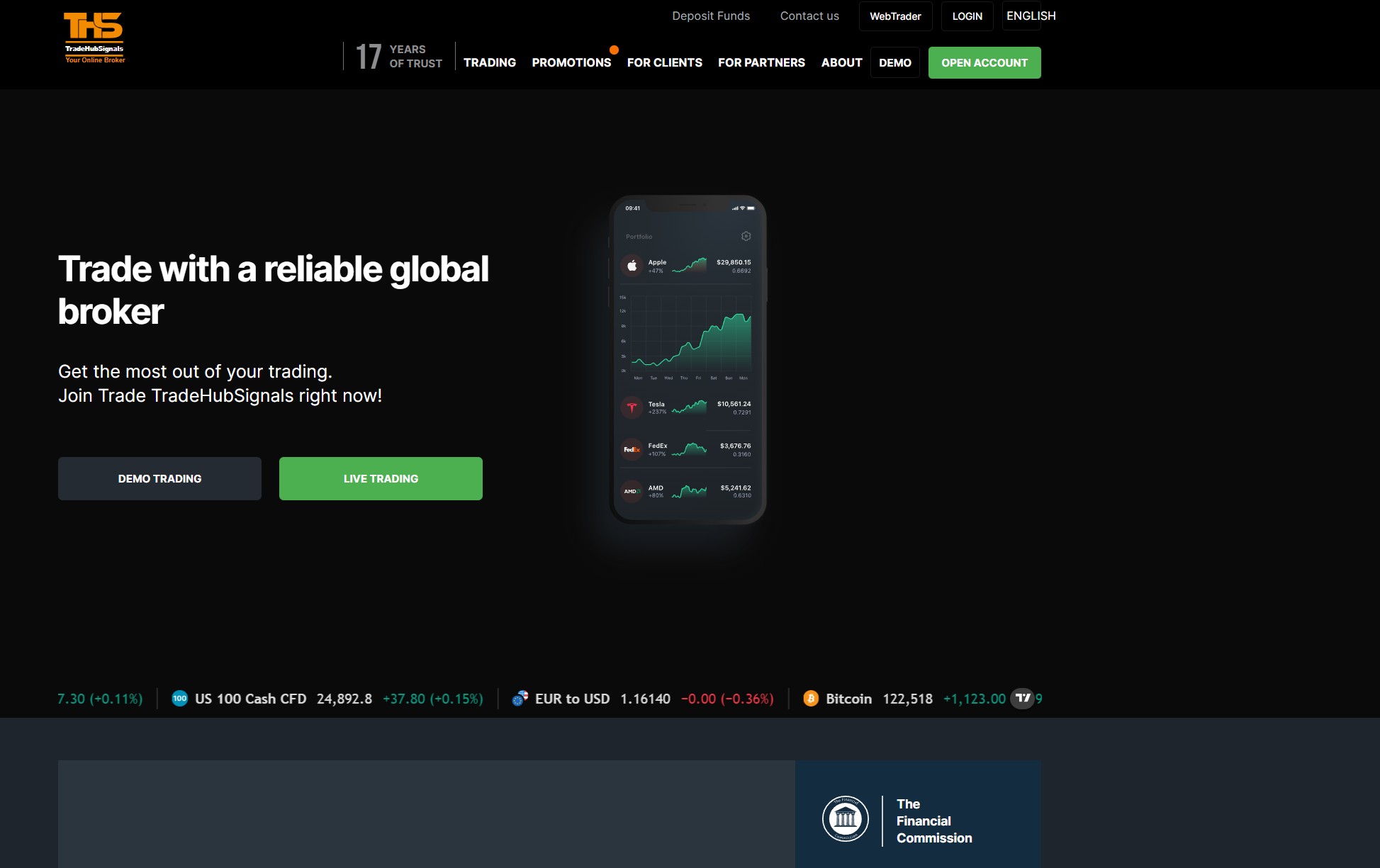 Фальшивый брокер TradeHubSignals (tradehubsignals.com). Отзывы и возврат денег - 1