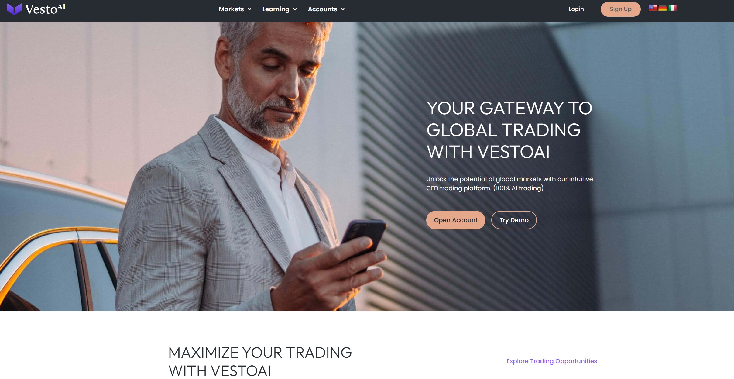 Мошеннический брокер VestoAI (vestoai.net). Отзывы и возврат денег - 1