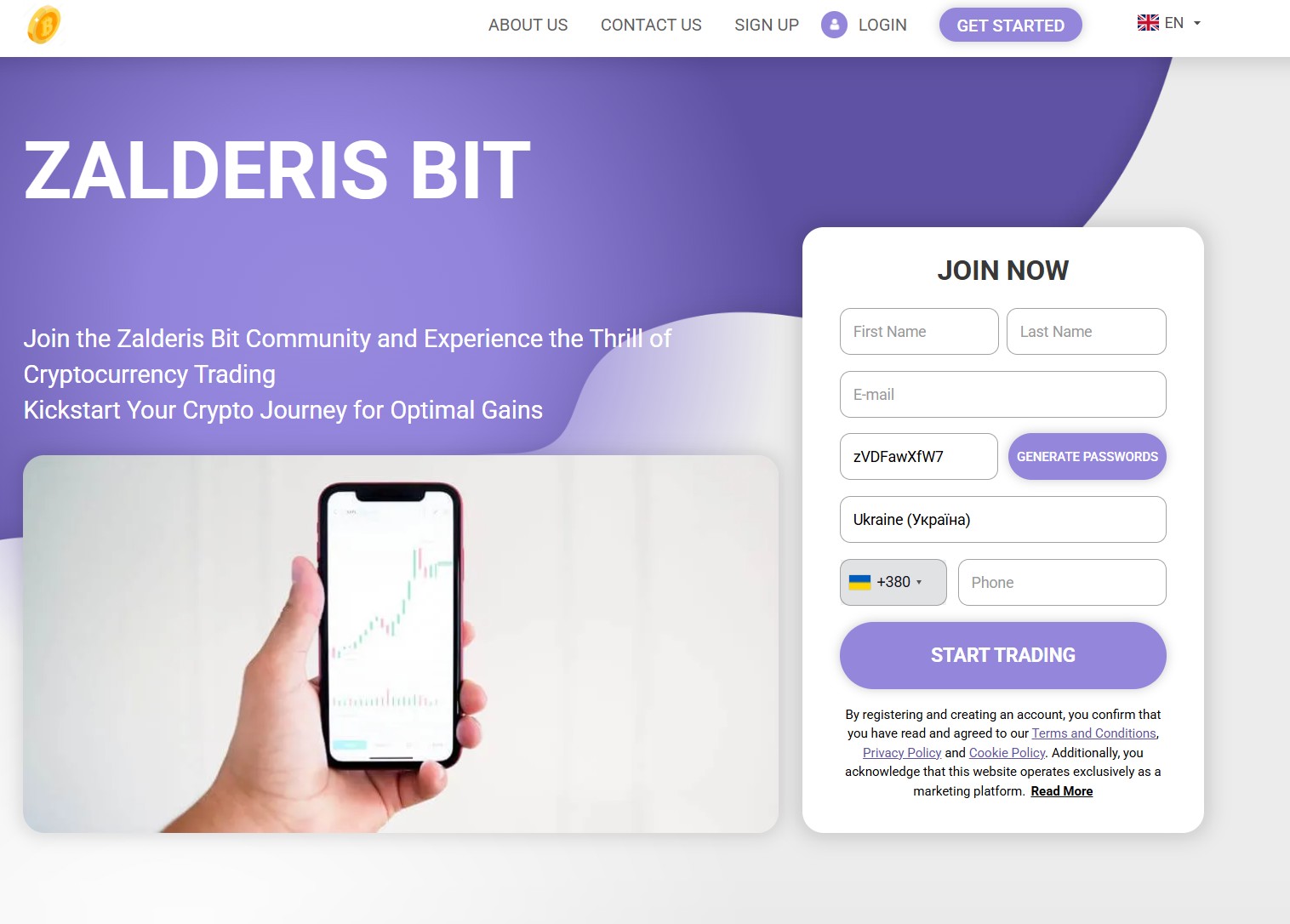 Лжеброкер Zalderis Bit (zalderis-bit-software.com). Отзывы и возврат денег - 1