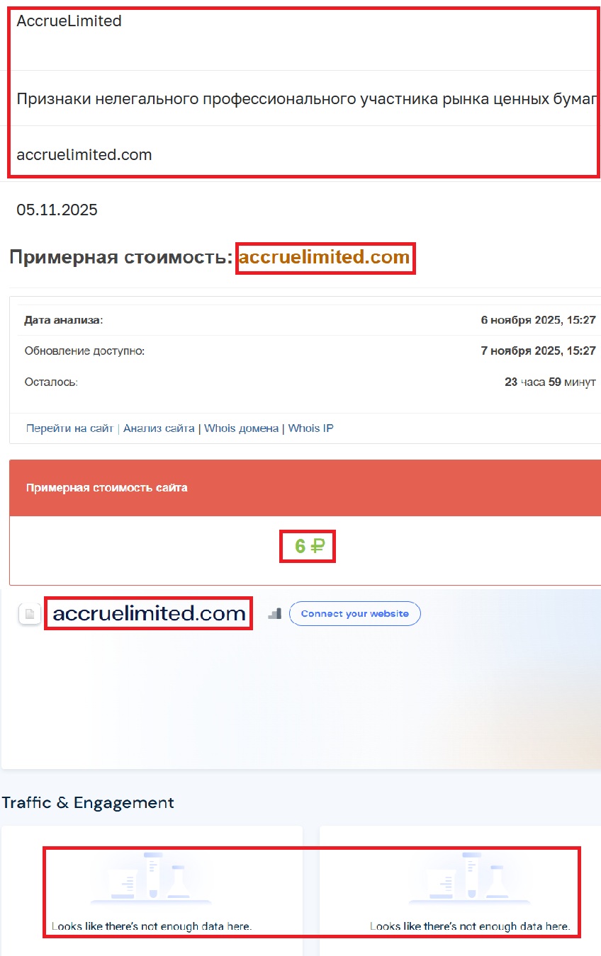 Лжеброкер Accrue limited (accruelimited.com). Отзывы и возврат денег - 3
