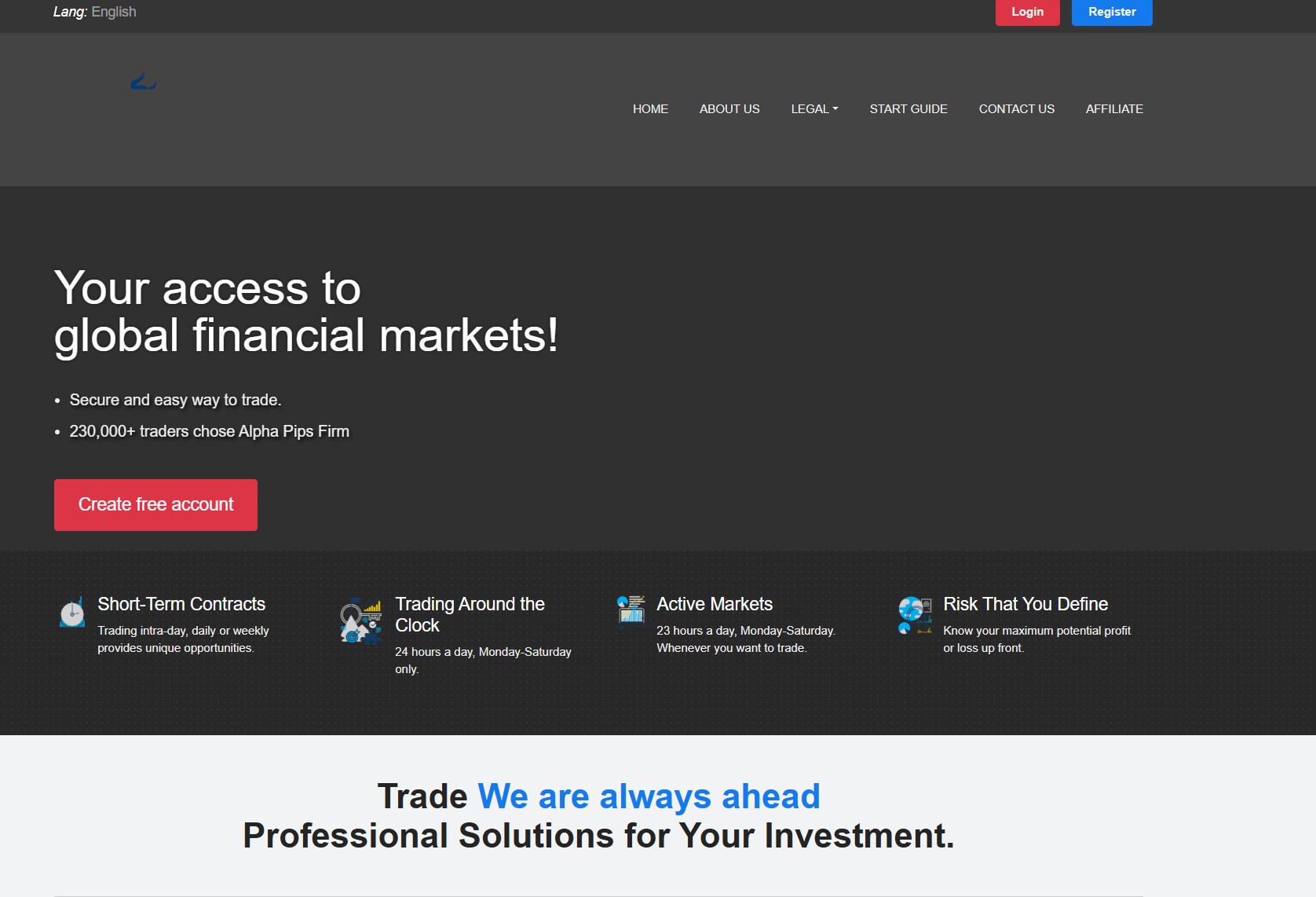 Аферистский брокер Alpha Pips Firm (alphapipsfirm.com). Отзывы и возврат денег - 1