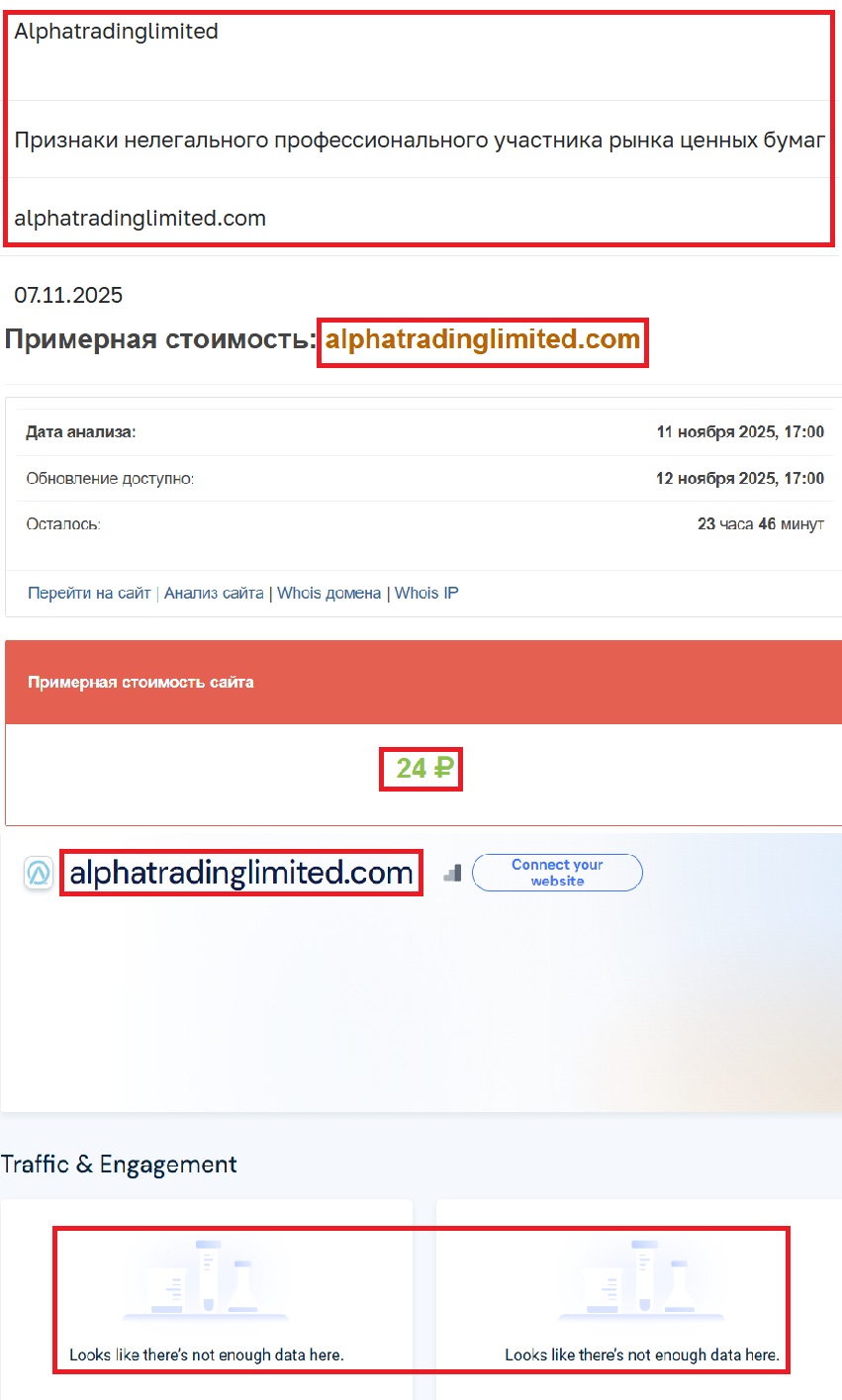 Лжеброкер Alphatrading Limited (alphatradinglimited.com). Отзывы и возврат денег - 3