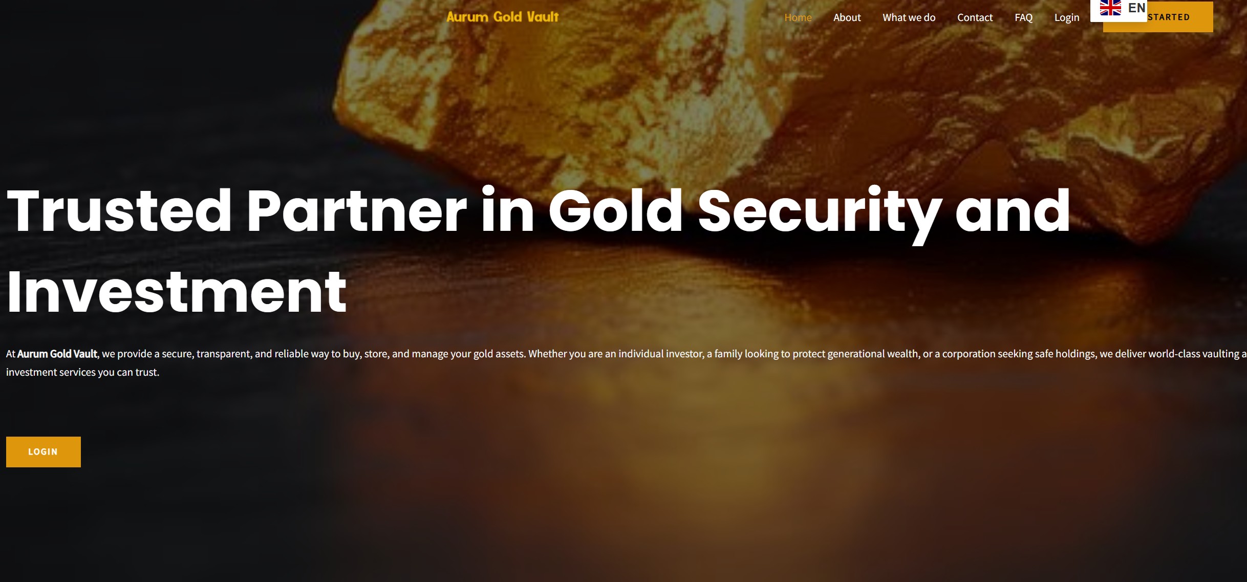 Аферистский брокер Aurum Gold Vault (aurumgoldvaultinc.com). Отзывы и возврат денег - 1