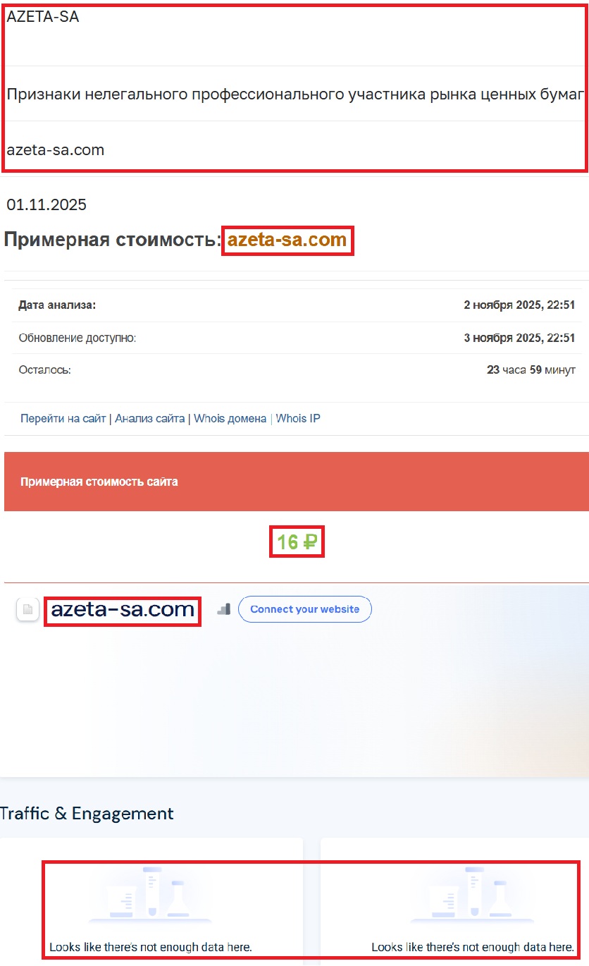 Аферистский брокер Azeta SA (azeta-sa.com). Отзывы и возврат денег - 3