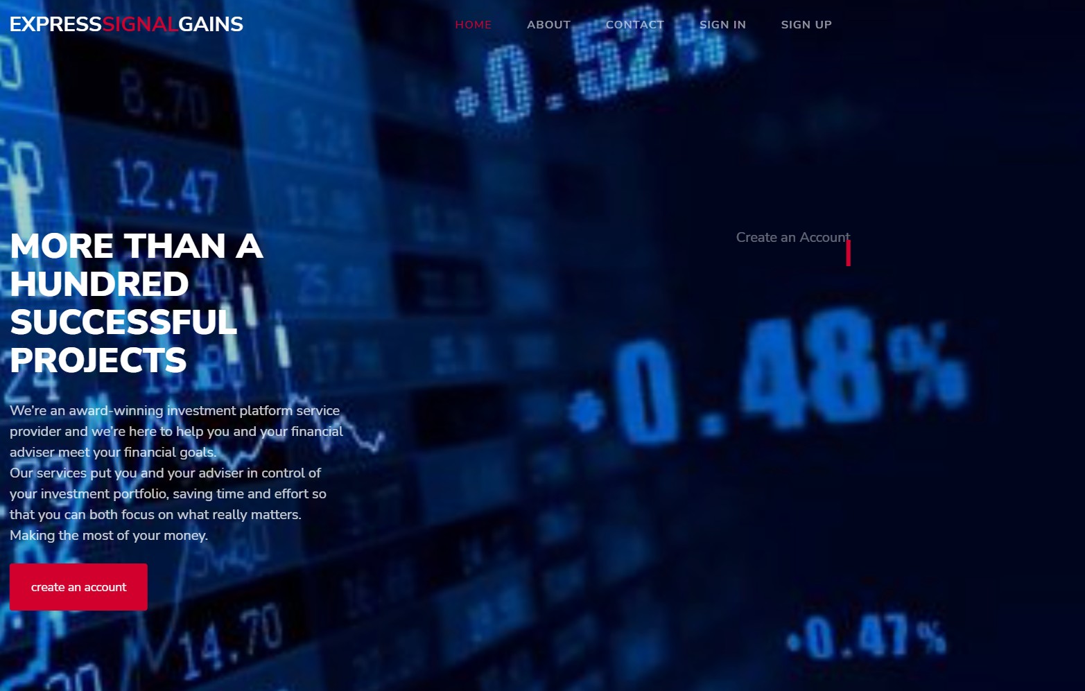 Мошеннический брокер Expressignalgains (expressignalgains.org). Отзывы и возврат денег - 1